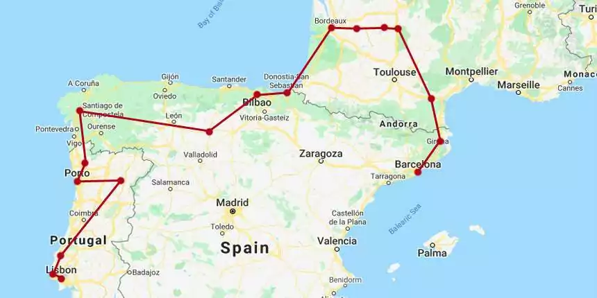Bespoke Tour of Portugal, Spain & France
