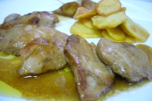 Solomillo al Whisky - Pork fillets cooked in whisky.