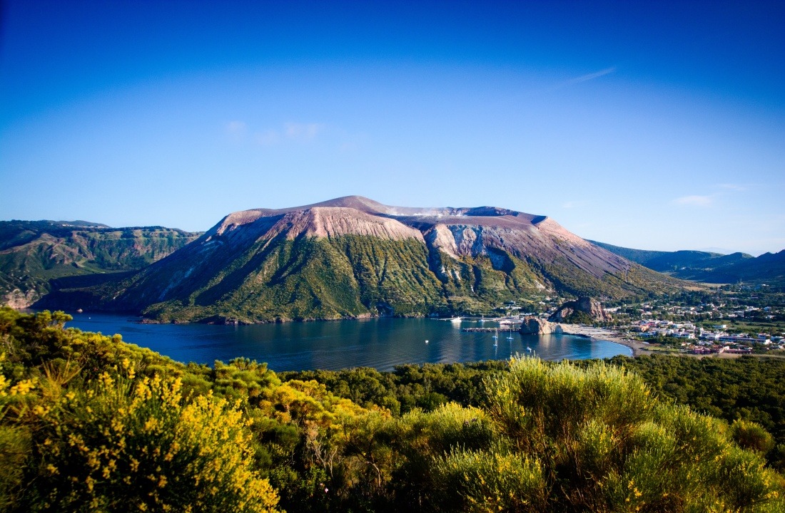 Vulcano in the aeolian island
