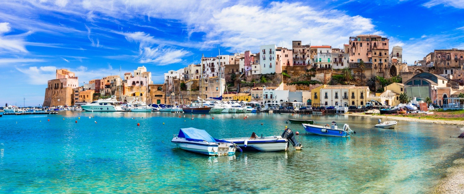 Castellammare del Golfo - beautiful coastal town in Sicily. Italy